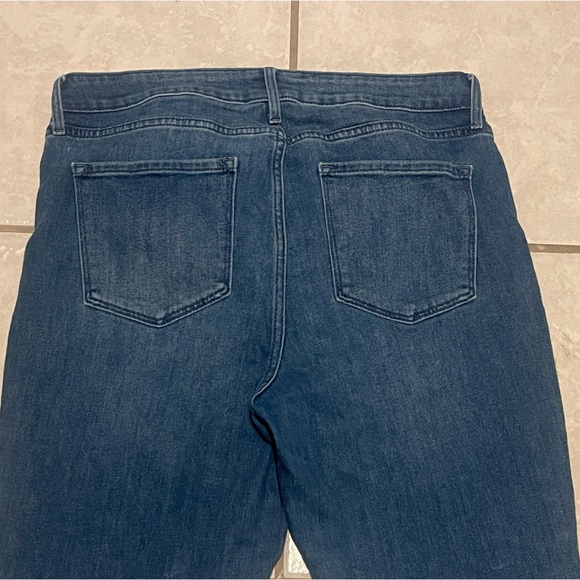 Old Navy High Rise Wow Straight Blue Denim Jeans Size 12‎ Short - Picture 5 of 9
